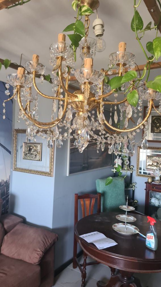 Abajour pedras Cristal a funcionar em perfeitas condições