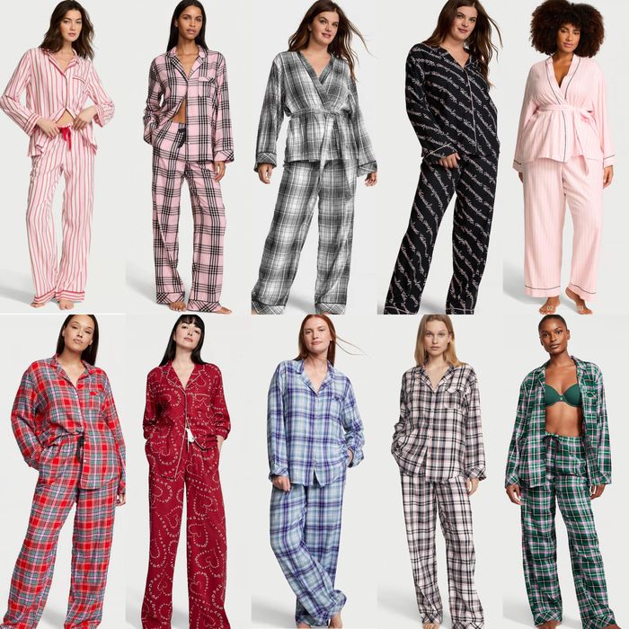 ЗНИЖКИ Піжама Victoria’s Secret сатинова фланелева