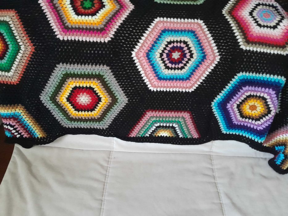 Manta de lã, muito original