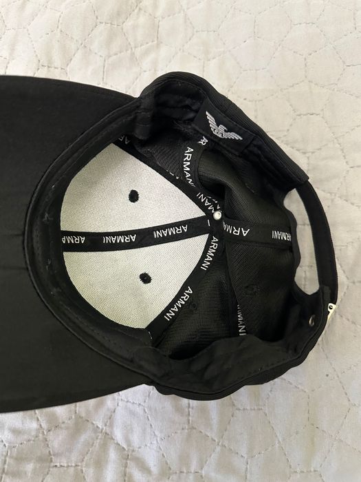 Чорна кепка Armani