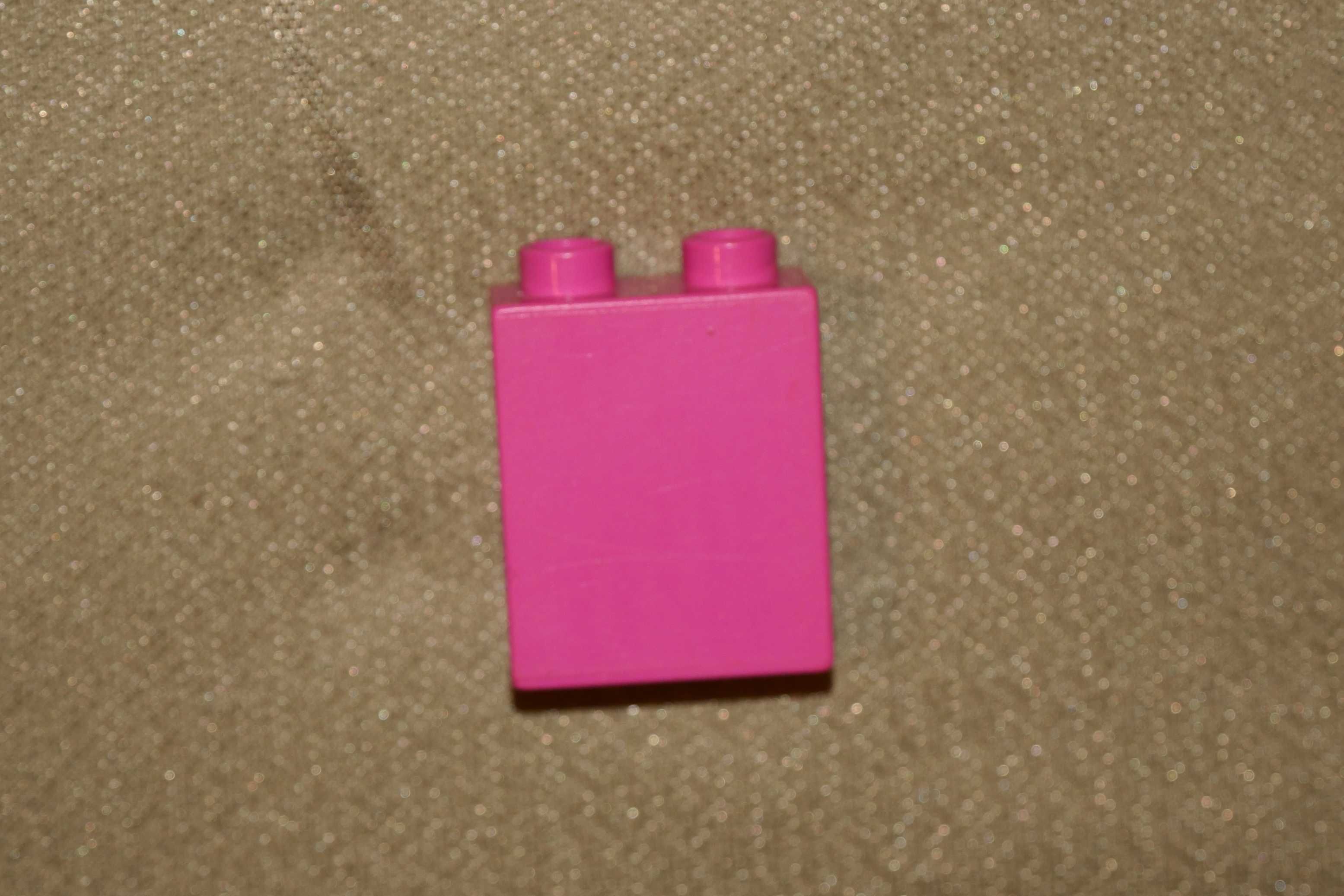 Lego Duplo klocek tematyczny różowy naszyjnik pierścionek