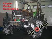 Deutz Agrostar 6.11 części, skrzynia biegów, oś