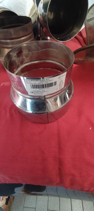 Acessórios inox  recuperador calor