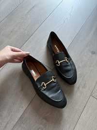 Mokasyny loafersy czarne primark