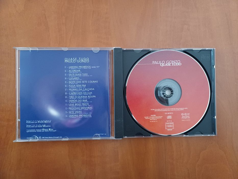 CD Paulo Gonzo - Quase tudo