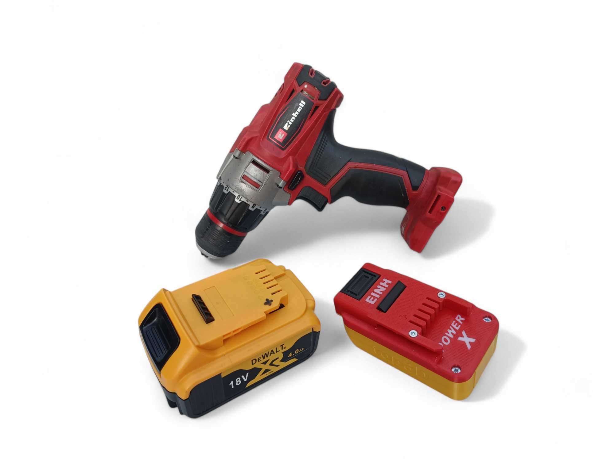 Adapter narzędzi Einhell 18V na baterie DeWalt XR18