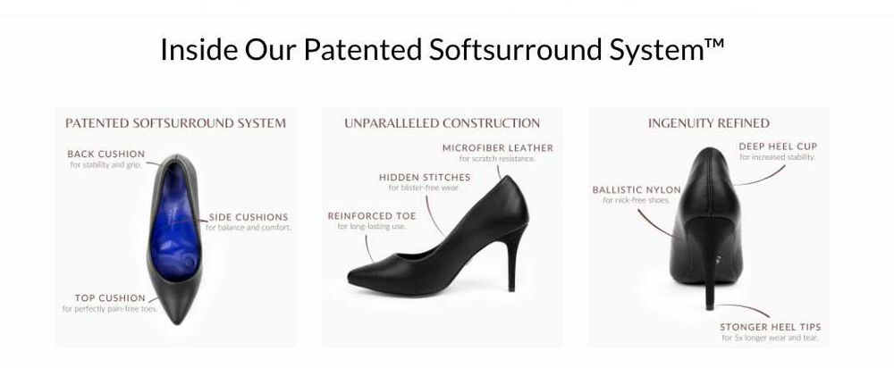 Sapatos de salto alto Antonia Saint NY - NOVOS - Conforto como ténis