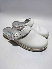 Buty robocze klapki białe ABEBA S1 SRC