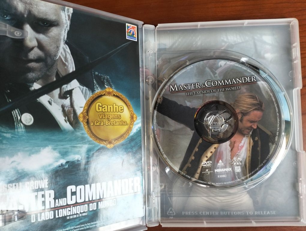 DVD Master and Commander edição 2 discos