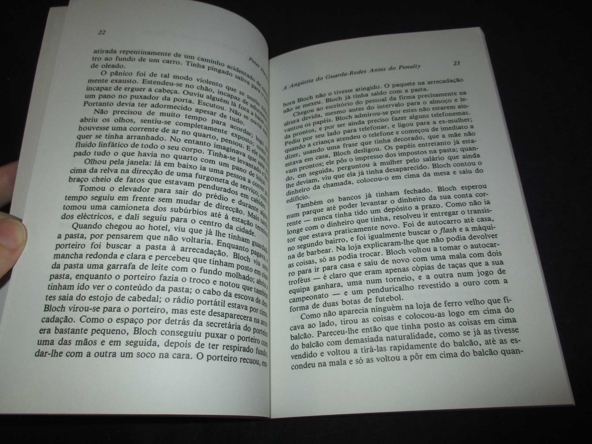 Livro A Angústia do Guarda-Redes antes do Penalty Peter Handke