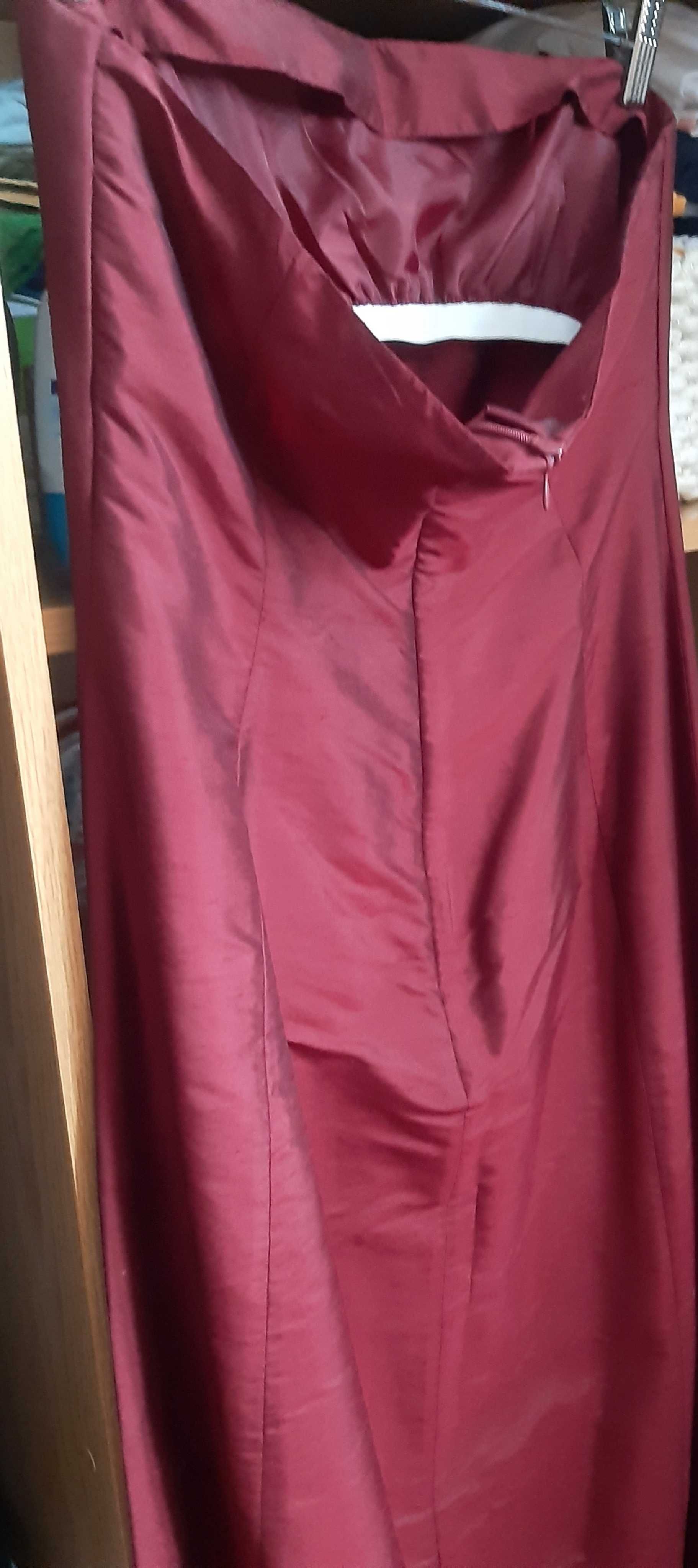 Vestido comprido seda selvagem