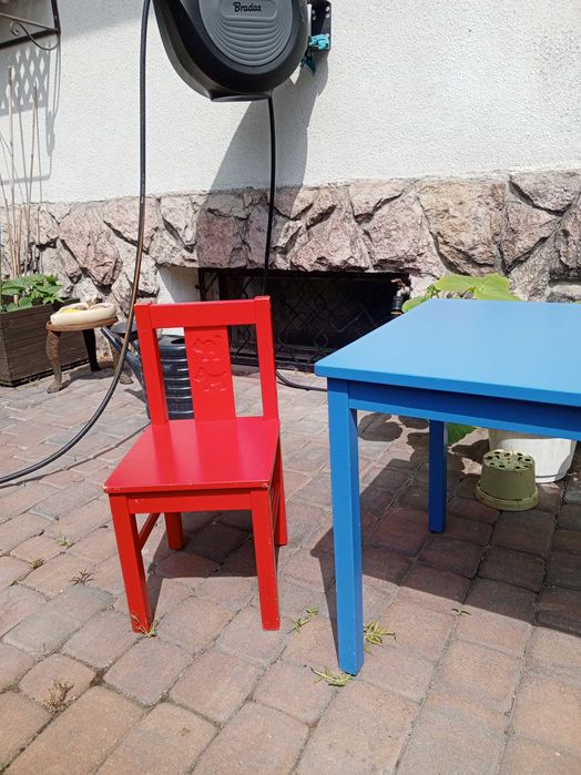 Ikea Stolik i 2 krzesła KRITTER