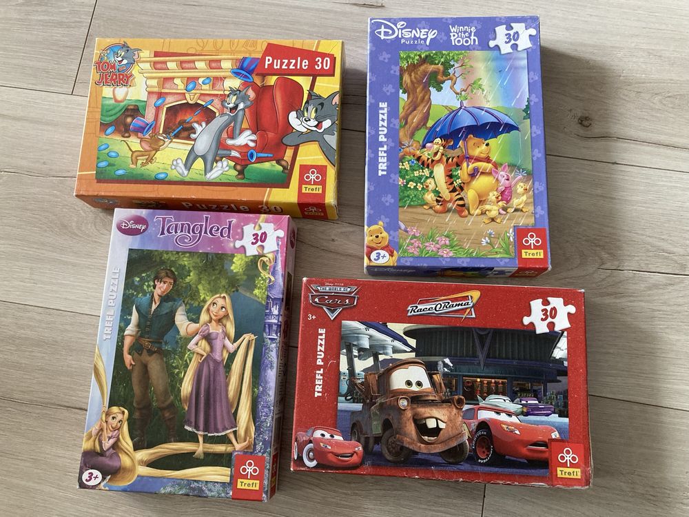 Puzzle Trefl Disney 30-4 opakowania