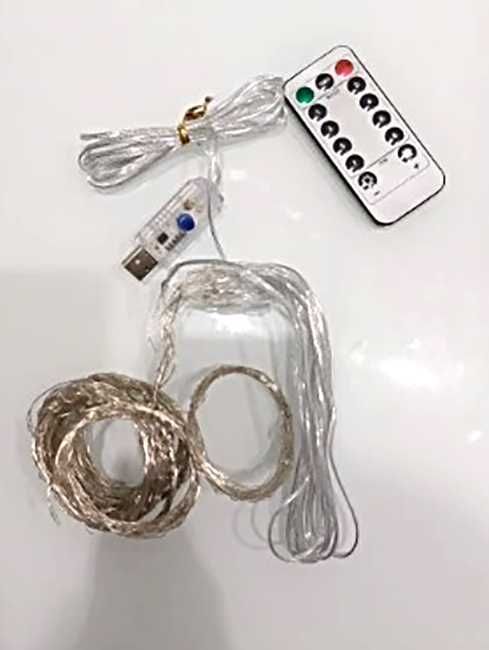 Гірлянди-штори Крапля роси USB , 3x3 м, 300 лампочок енергозберігаючі