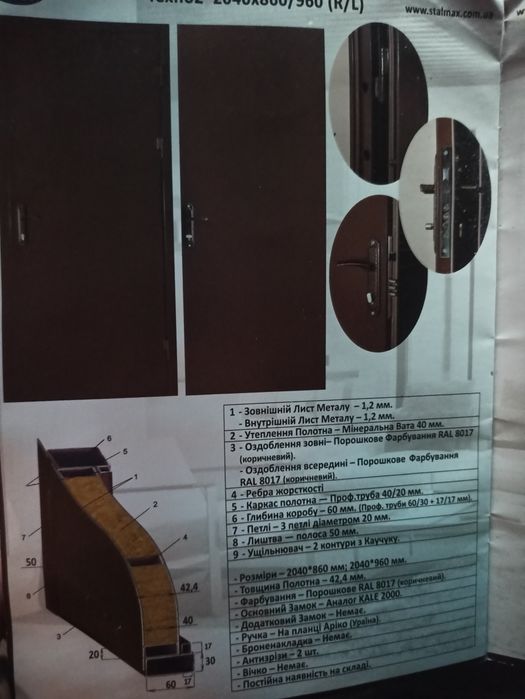 Продам двери входные