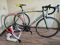 Rower Kross Vento 4.0, rama M + Trenażer Elite Qubo Power Mag Smart B+