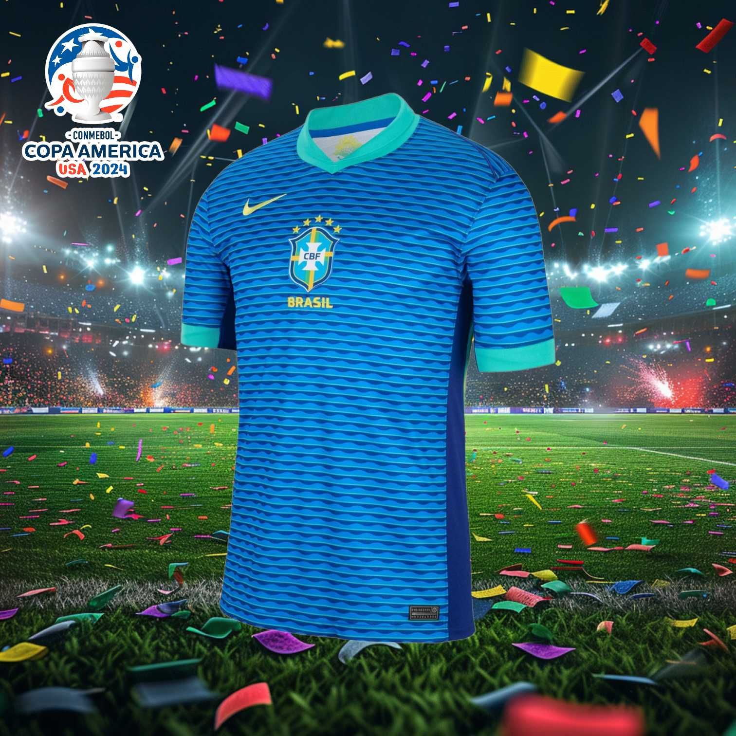 Brazylia COPA AMERICA 2024 Koszulka Wyjazdowa NIKE Rozm. S