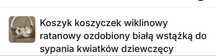 Koszyk koszyczek mały ozdobny ratanowy wiklinowy nowy stan idealny