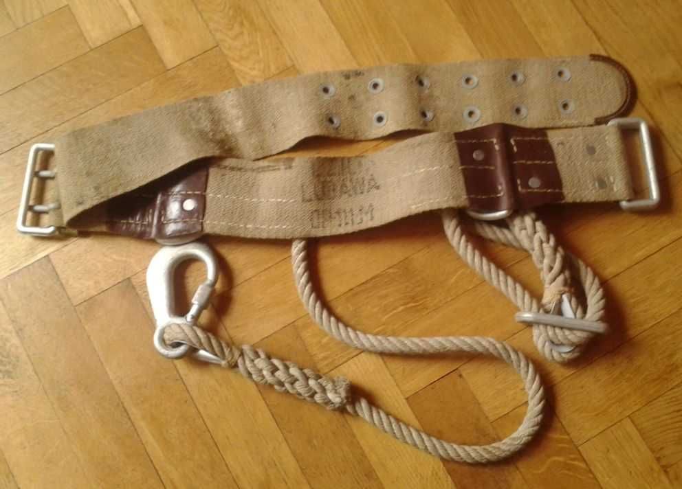 Pas asekuracyjny do pracy na wysokości