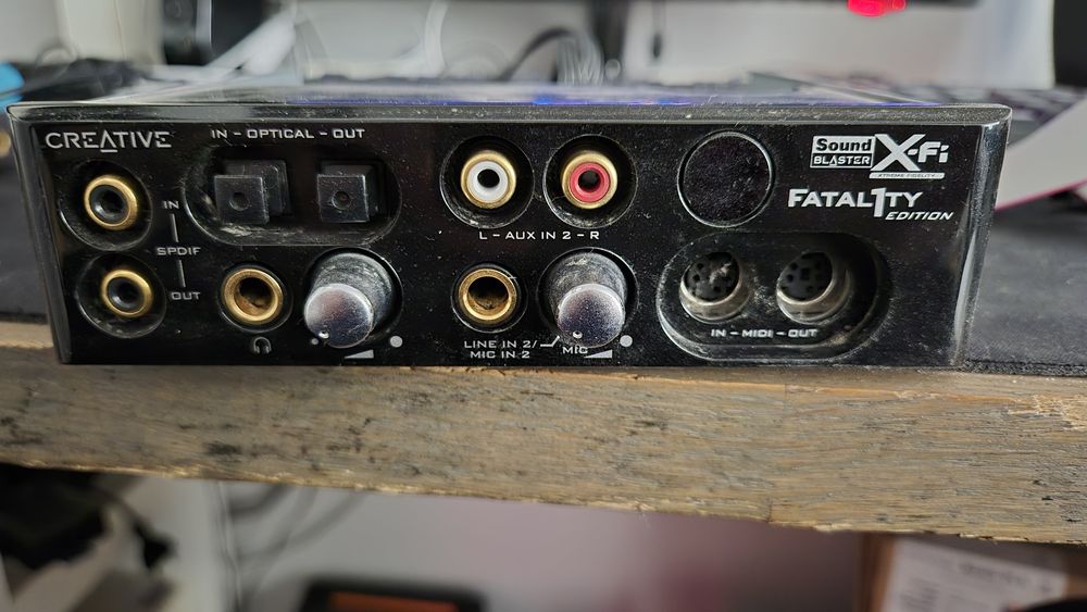Karta dźwiękowa soundBlaster Audigy 2 ZS + Panel Fatality SB0250