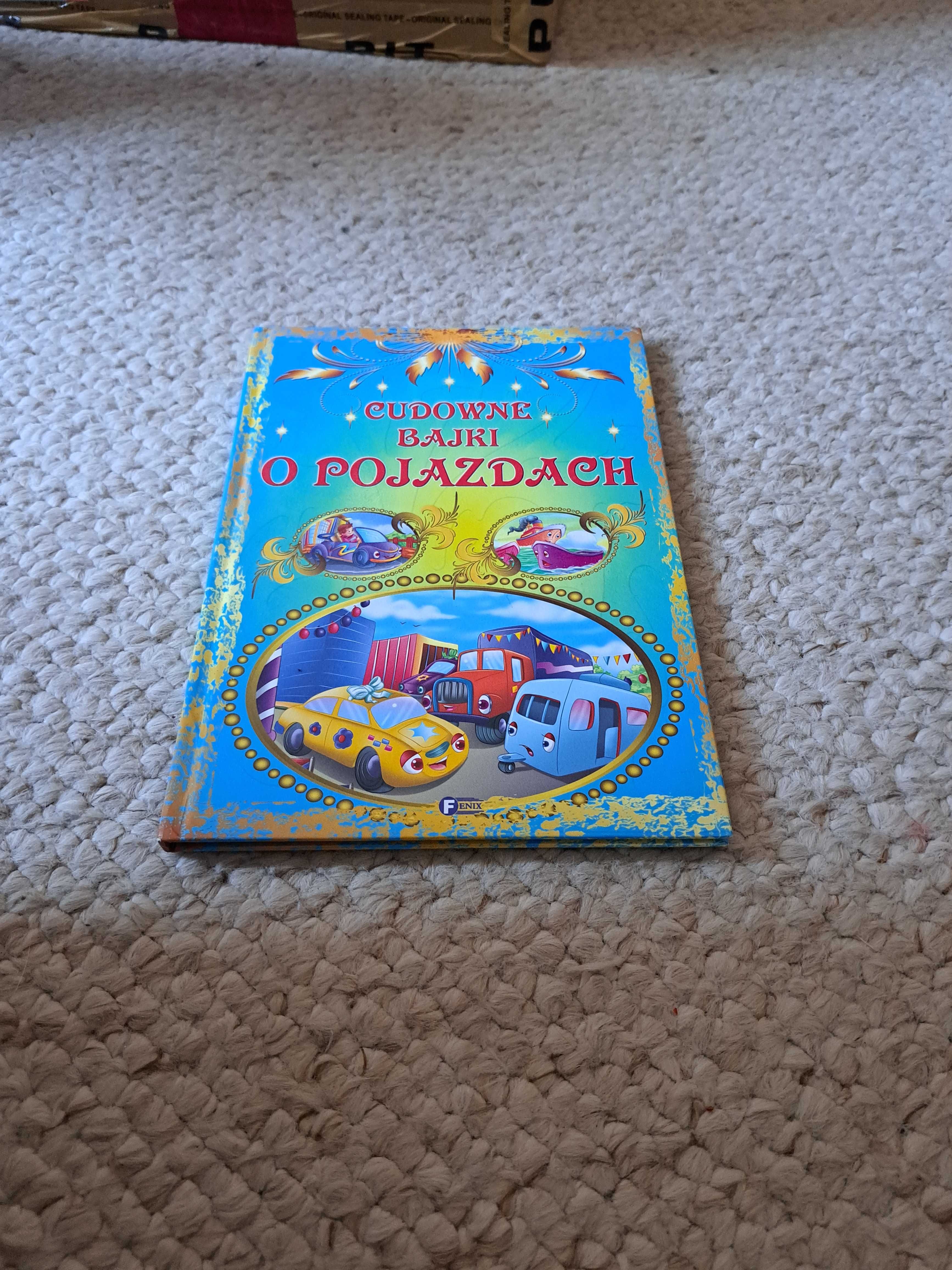 Książka  cudowne bajki o pojazsach 64 stroby twarda okładka jak nowa