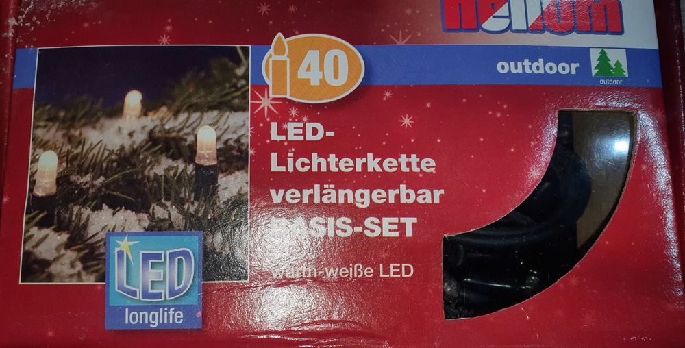 Lampki choinkowe led 40 szt 540cm HELLUM OUTDOOR. Nowe detal hurt