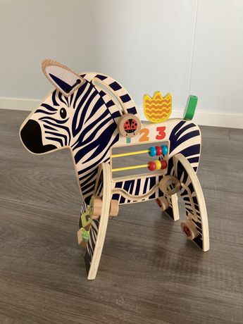 Zebra, kostka motoryczna manhattan toy