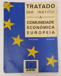 Livro 'Tratado que institui a Comunidade Económica Europeia'