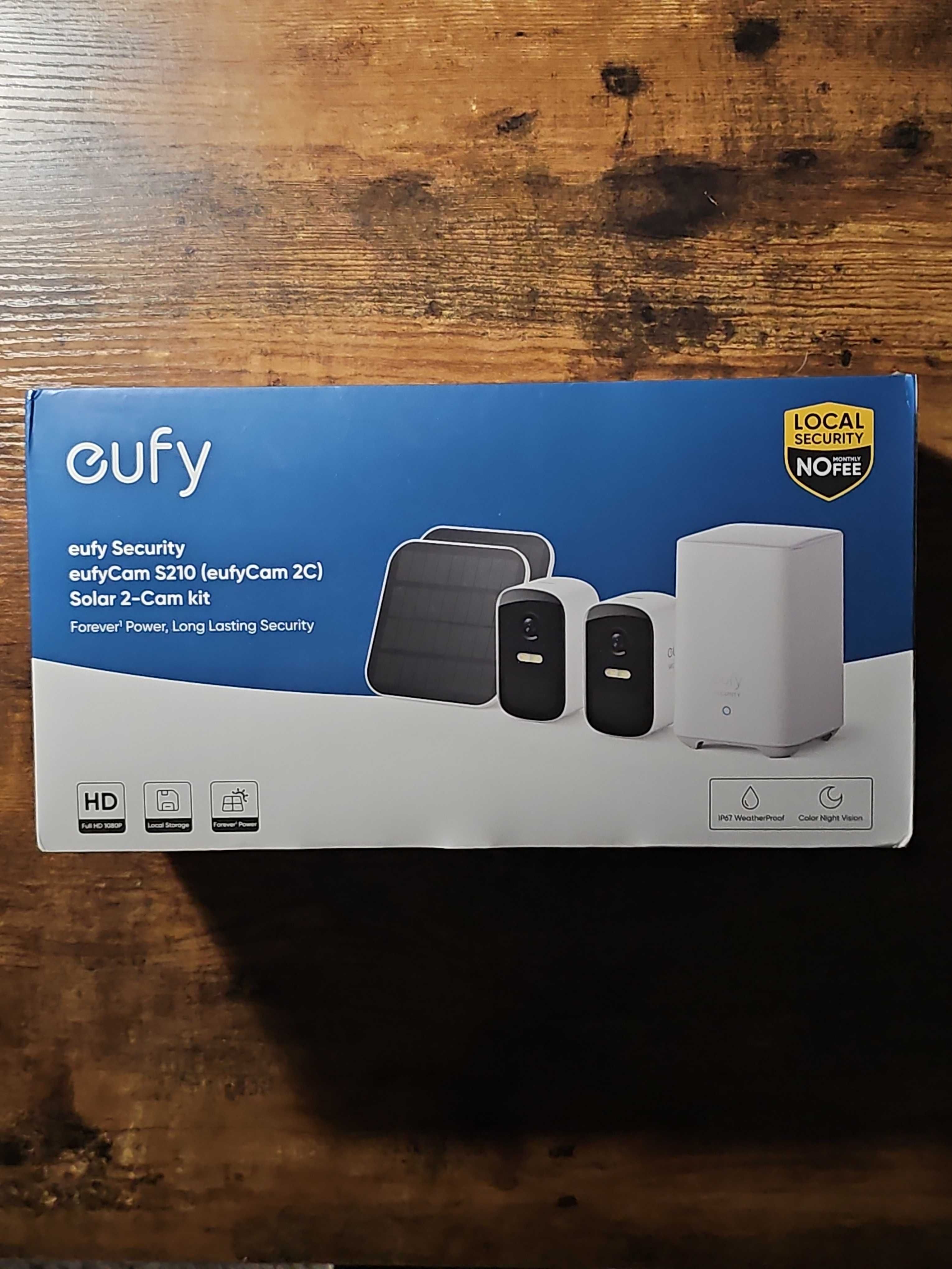 Eufy Security Zestaw 2 kamer eufyCam 2C, zewnętrzna kamera bezpieczeńs
