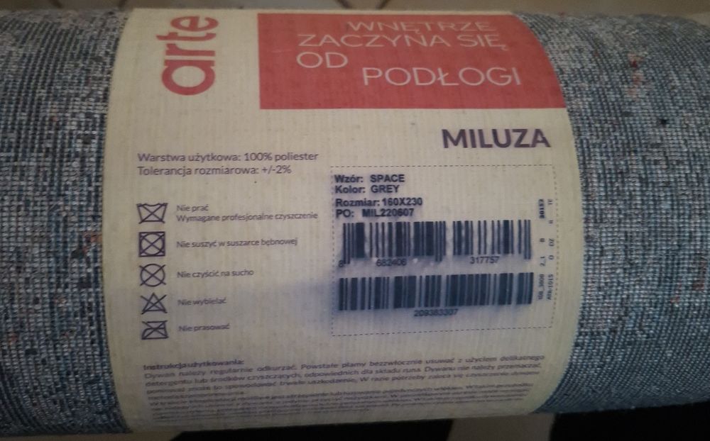 Dywan turecki 160x230cm szary