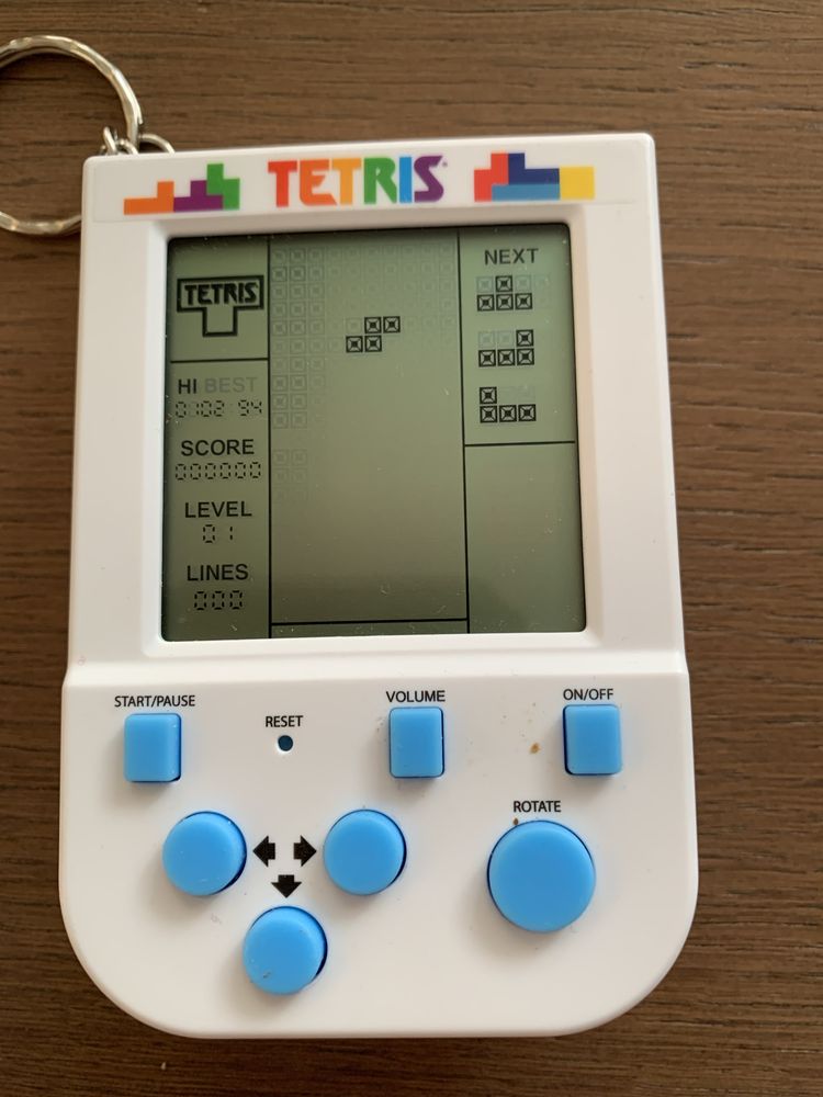 Gra tetris z brelokiem - retro mini konsola