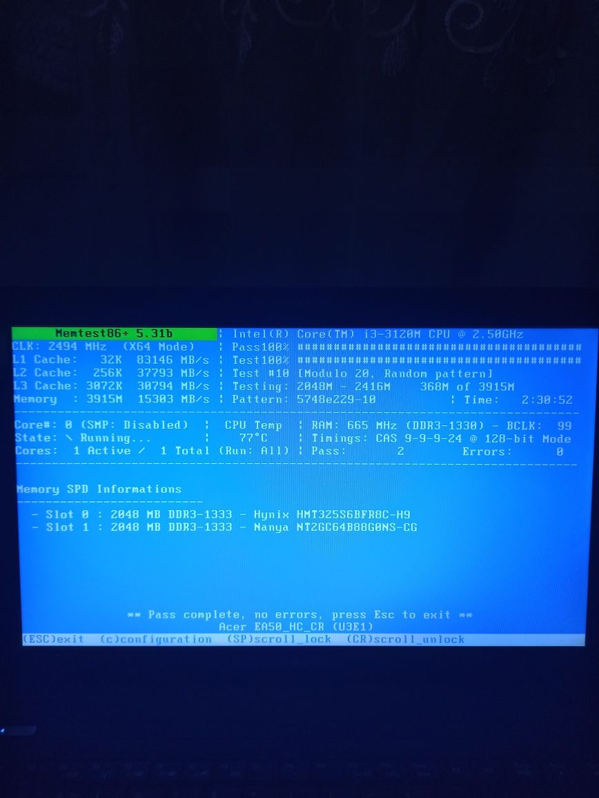Оперативна пам'ять для ноутбука DDR3 2gb