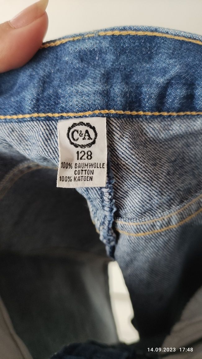Jeansowa spódnica C&A r 128