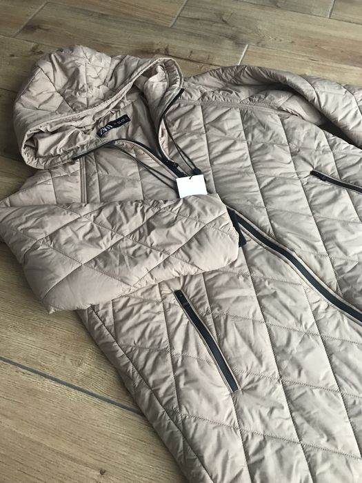 Пальто плащ подовжена куртка Zara