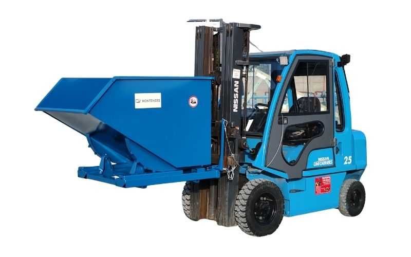 Kontener 1m3 1000 L , Kontener samowyładowczy / Pojemnik metalowy