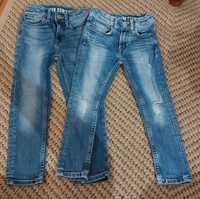 H&m jeansy rurki elastyczne 104 110