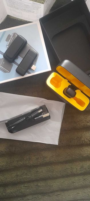 Мікрофони гарнітура для блогерів typeC (петличні з боксом)