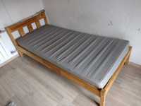 łóżko drewniane materac 90/200