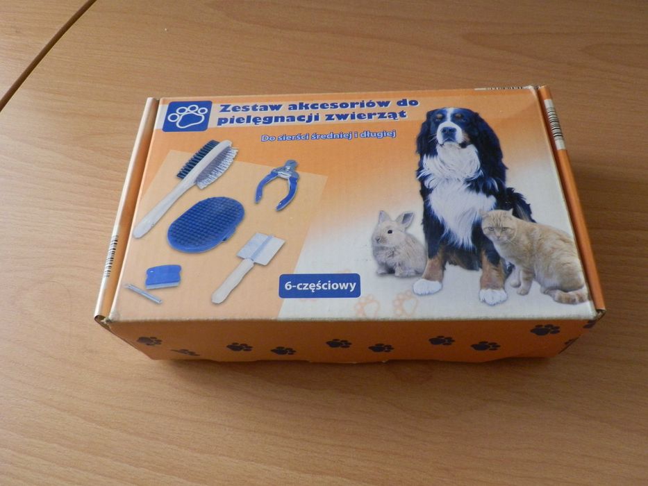 Zestaw akcesoriów do pielęgnacji zwierząt