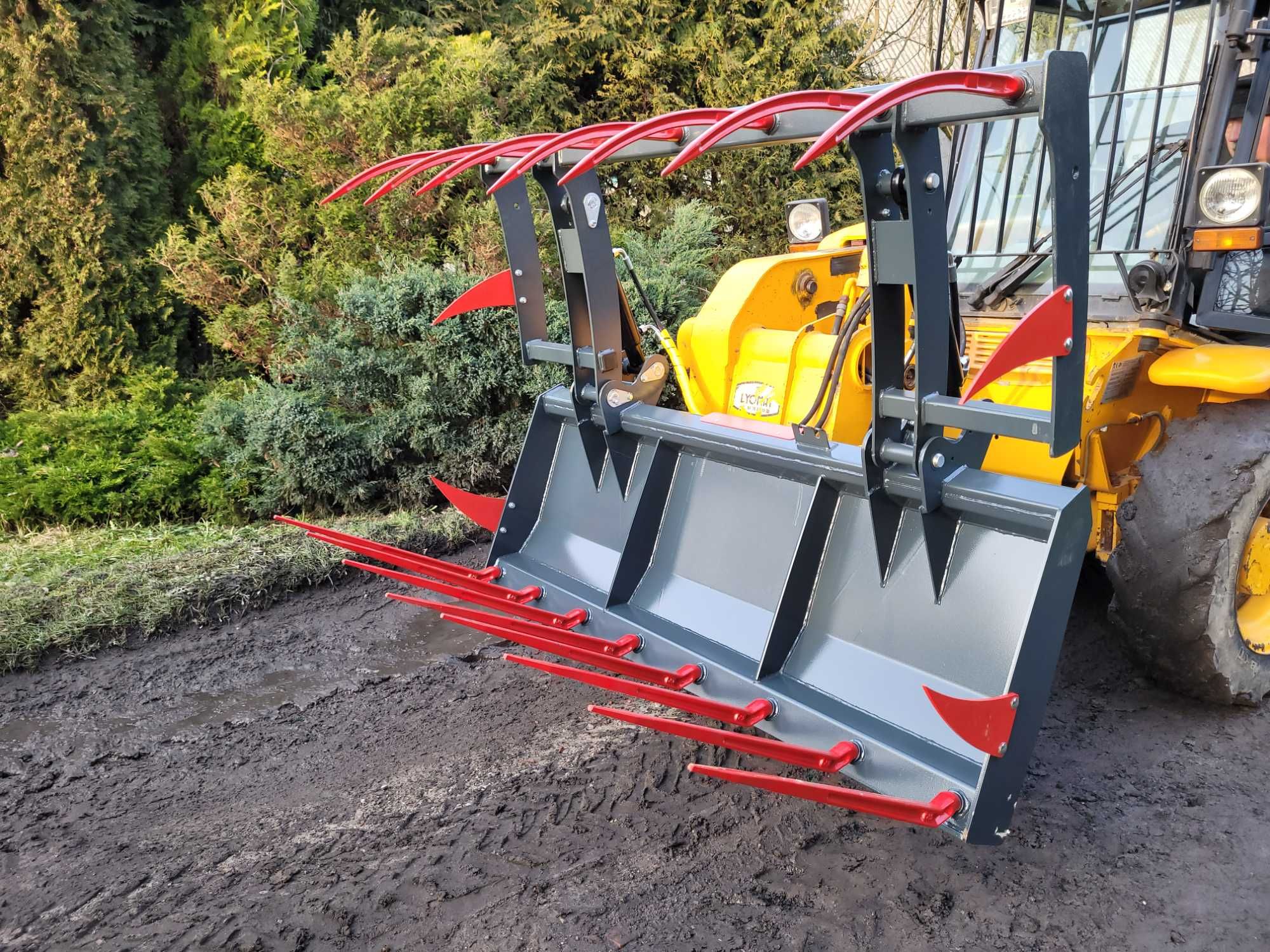 Krokodyl widło szuflo łyżko krokodyl do tura ładowarki ROL-STEEL nowe