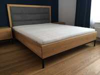 Łóżko drewniane dębowe / jesionowe industrialne Stiff 160x200 180x200