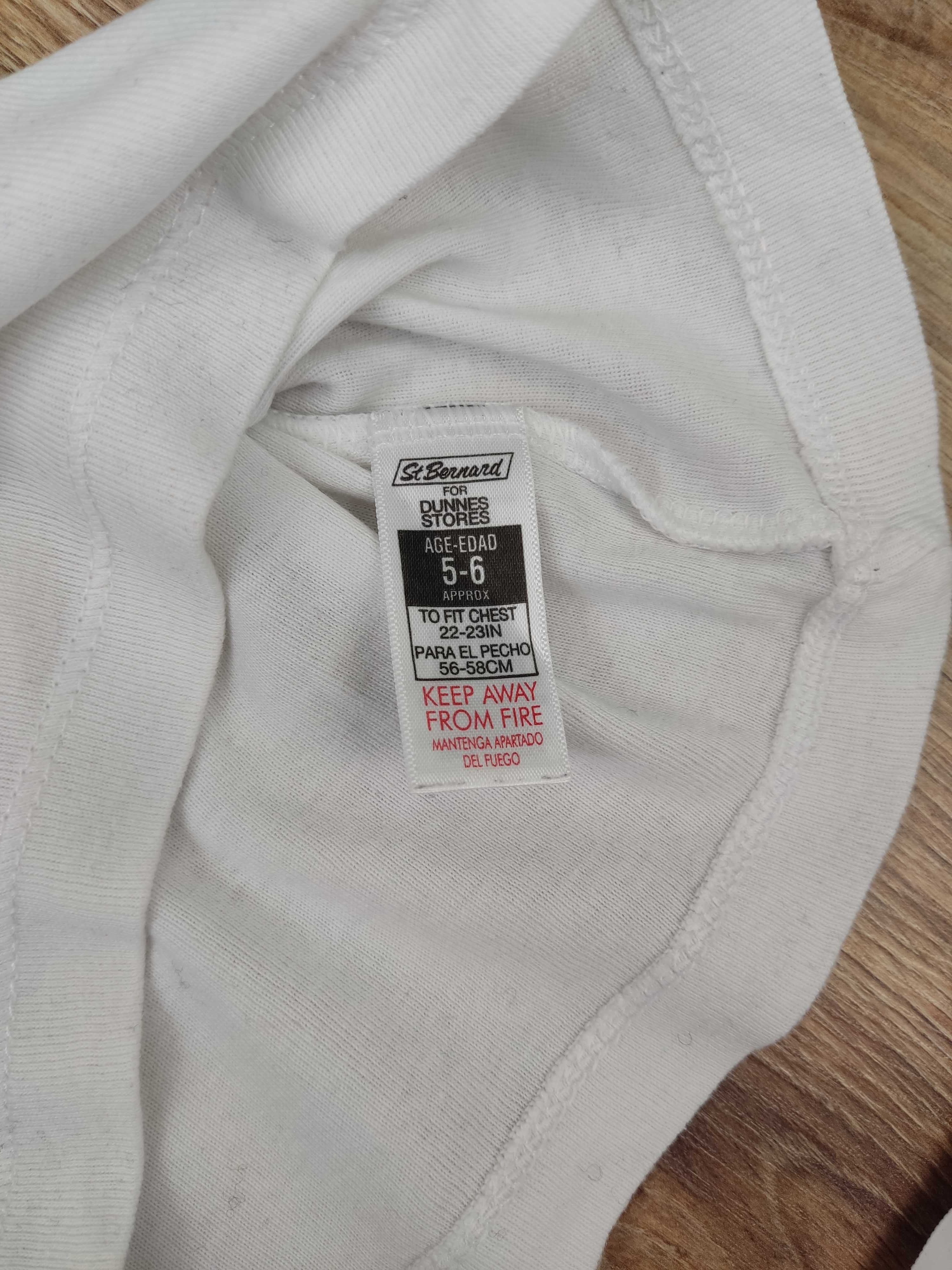 Koszulka biała na ramiączka Basic pod białą bluzkę rozmiar 104