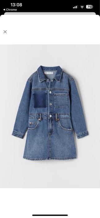 Сукня Zara джинсова 110-116