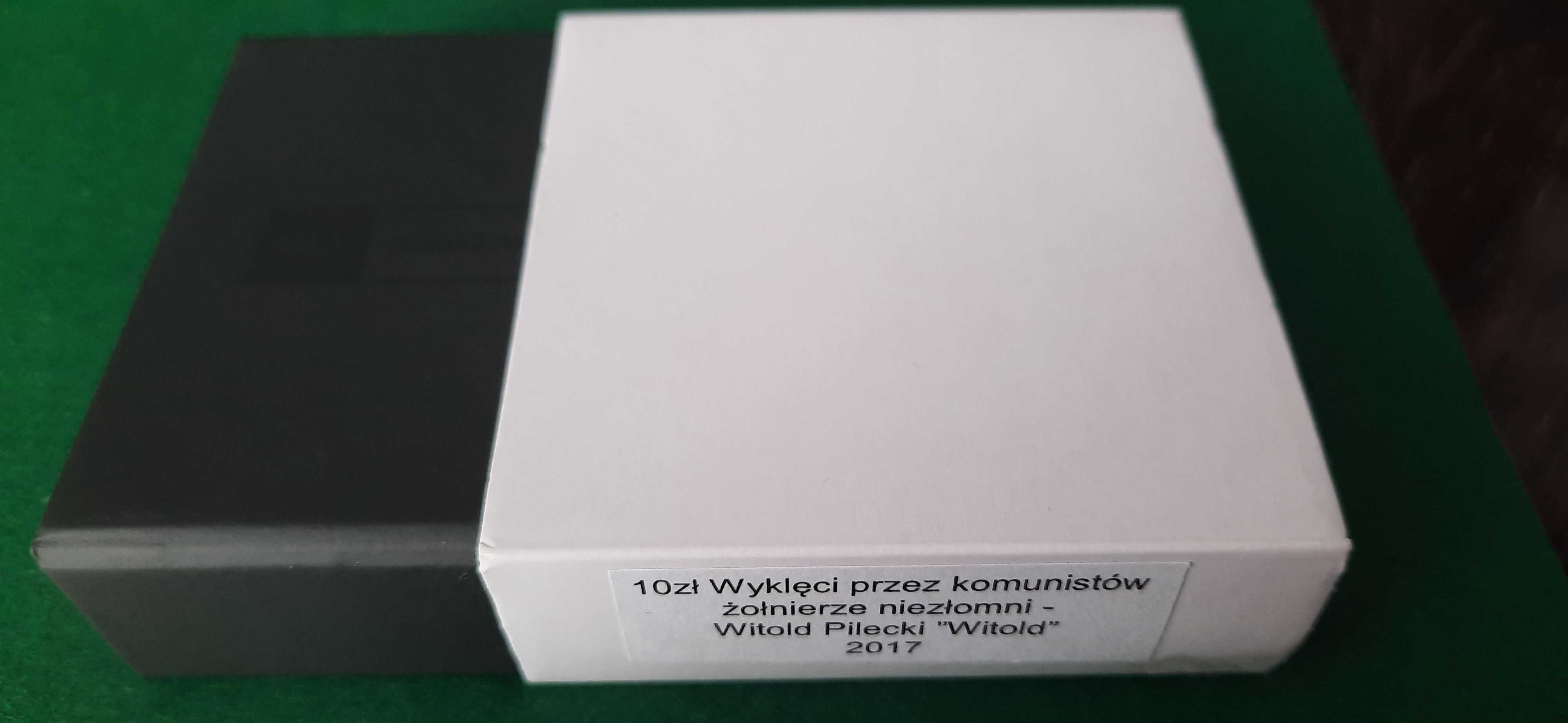 Witold Pilecki Żołnierze Niezłomni 10 złotych z 2017 roku.