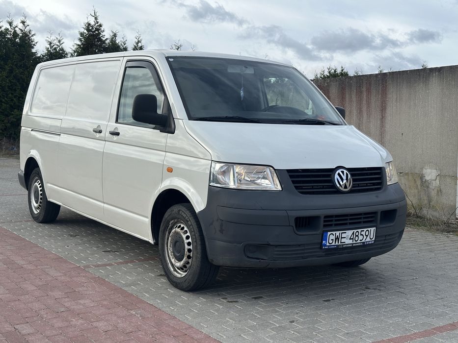Volkswagen Transporter T5 LONG 1.9TDI 105km, 2003 rok, 3 osobowy