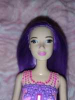 Lalka Barbie z serii Endless hair kingdom kayla lea fioletowe włosy