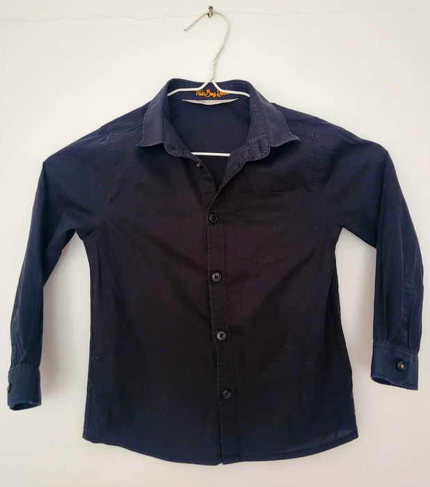 Zestaw koszul na różne okazje r. 110-116 urodziny pogrzeb święta