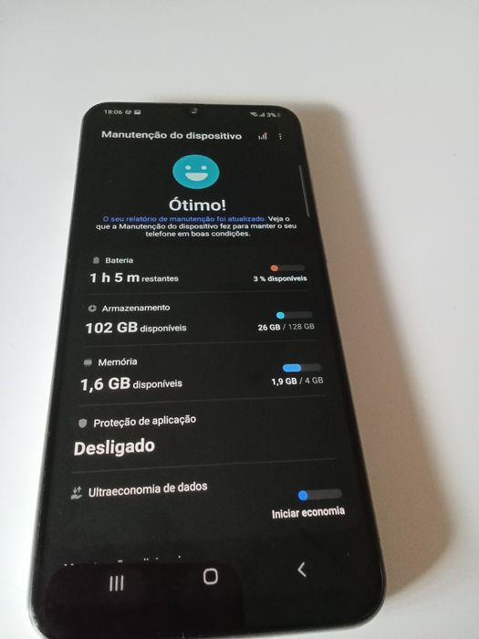 Samsung Galaxy a50s impressão digital no ecran