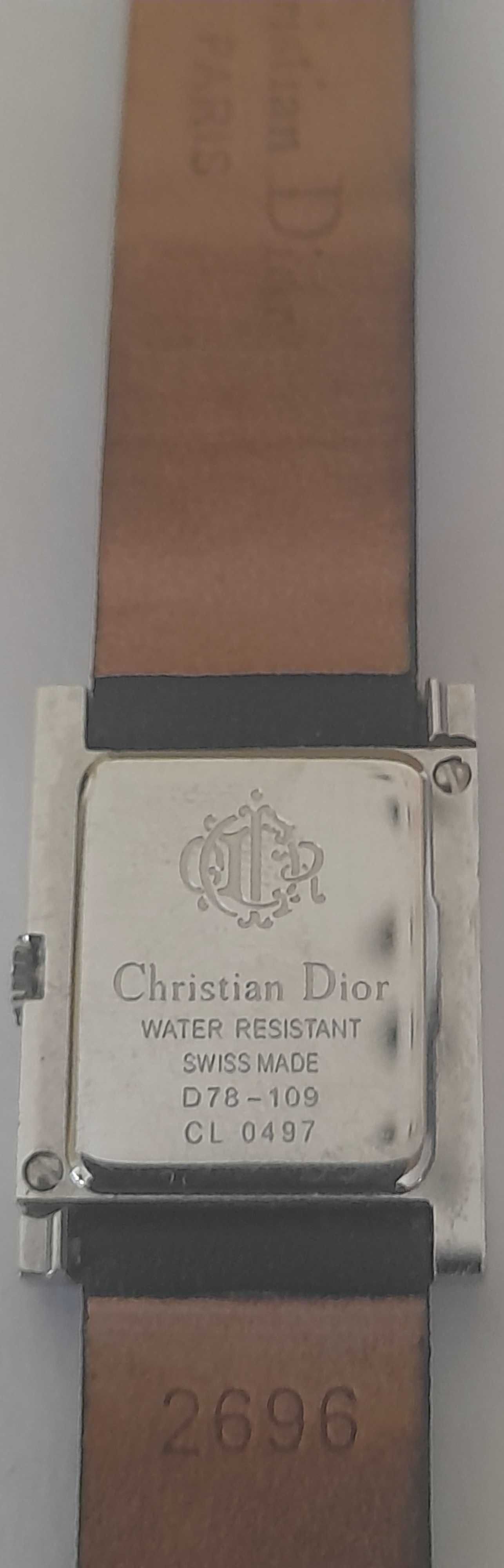 Relógio cristian dior preto de senhora