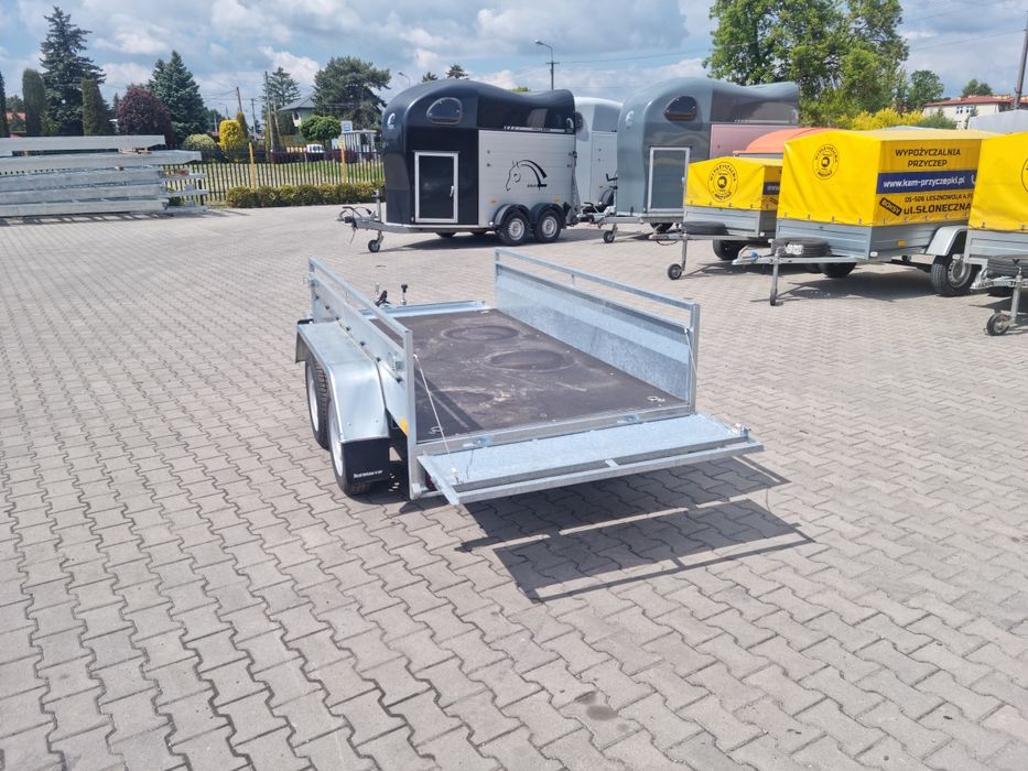 Przyczepa lekka dwu osiowa do 750kg spawana Niewiadów uchylna od ręki
